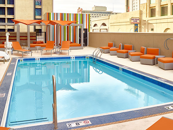 california rooftop pool image