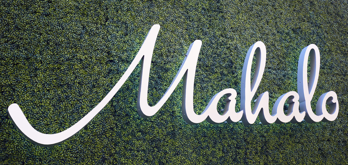 california mahalo sign image