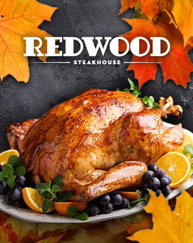 Thanksgiving turkey on a plate image