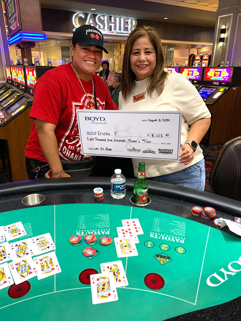 Winner Ericka F. - $8,103