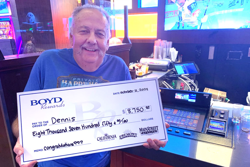 Winner Dennis A. $8,750