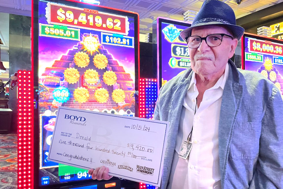 Winner Donald R. $9,420