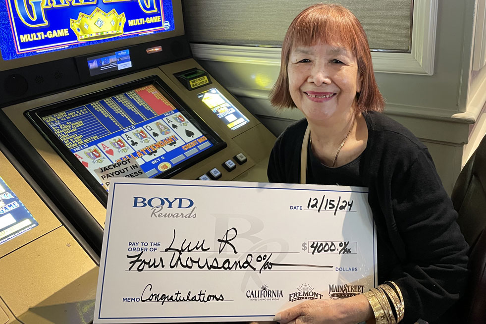 Winner Luu R. $4,000
