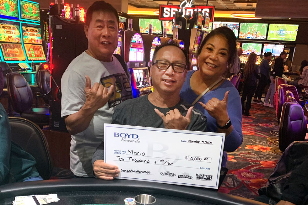 Winner Mario F. $10,000