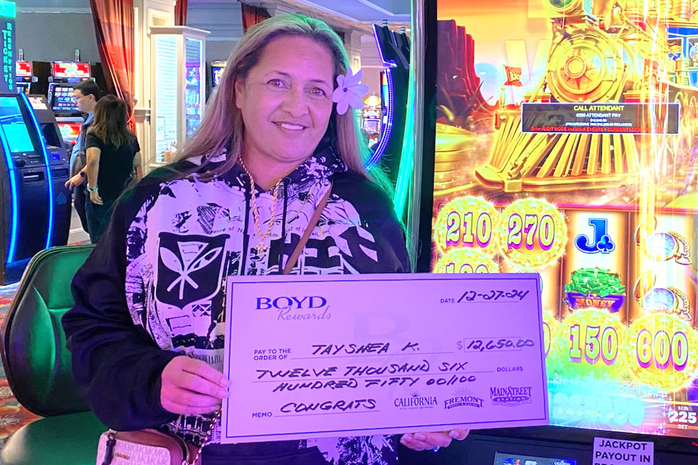 Winner Tayshea K. $12,650