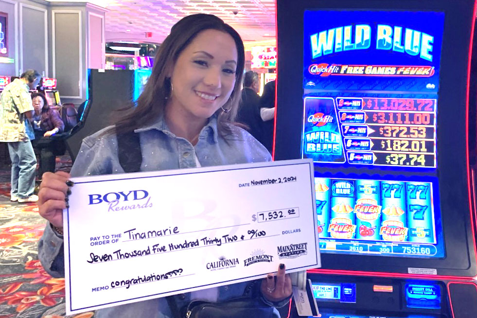 Winner Tinamarie $7,532