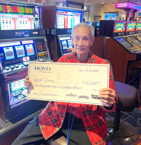 Winner Tomas $10,800