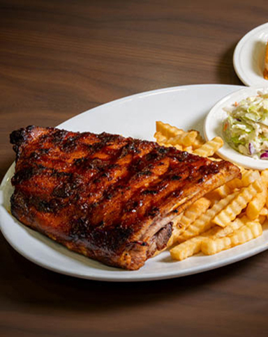 Victory's Cafe Half Rack of Pork Ribs