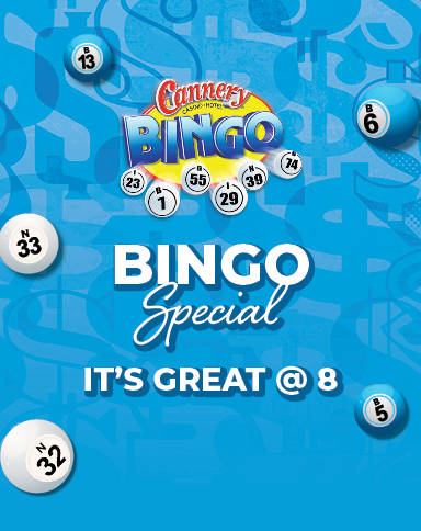 Great @ 8 Bingo Special