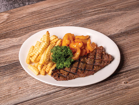 Victory's Cafe Father's Day Special - NY Steak & Firecracker Shrimp