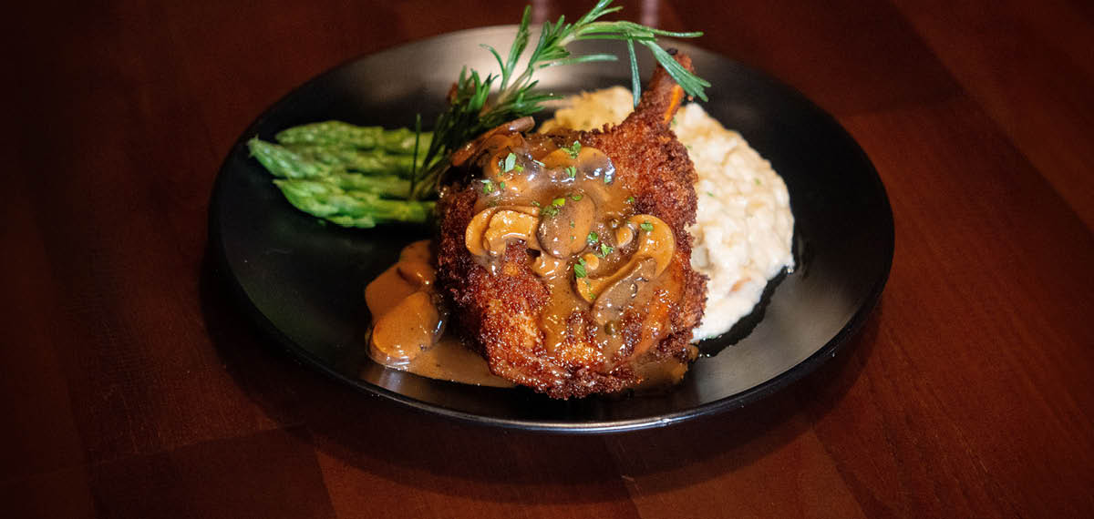 Carve Garlic & Herb Crusted Pork Chop