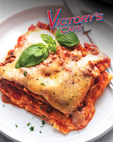 Victory's Cafe Double Stuffed Lasagna