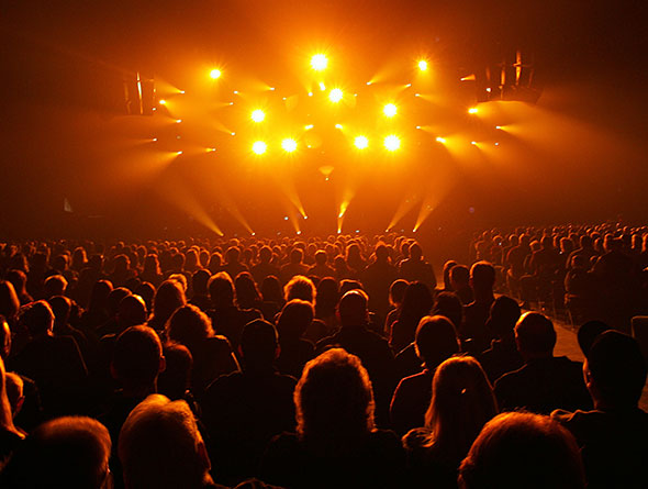Image of a crowd at a concert