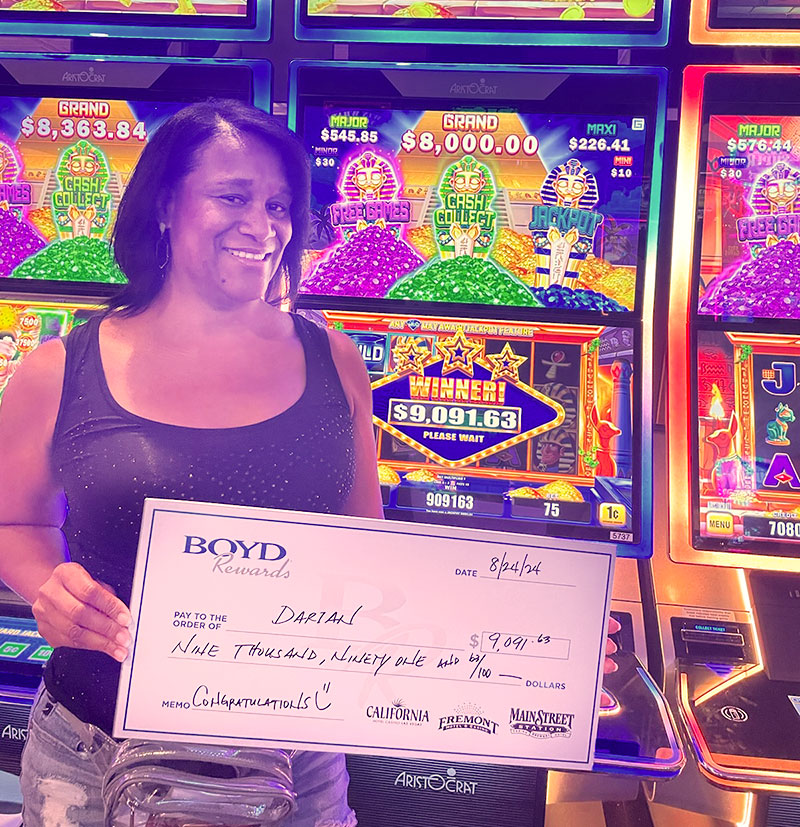 Winner Darian - $9,091