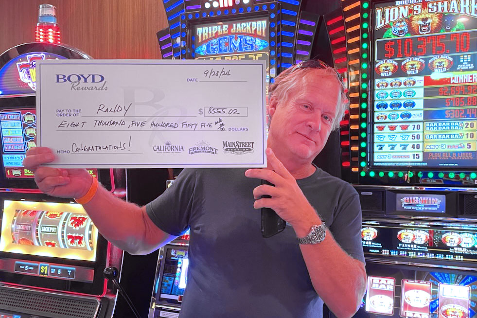 Winner Randy - $8,555