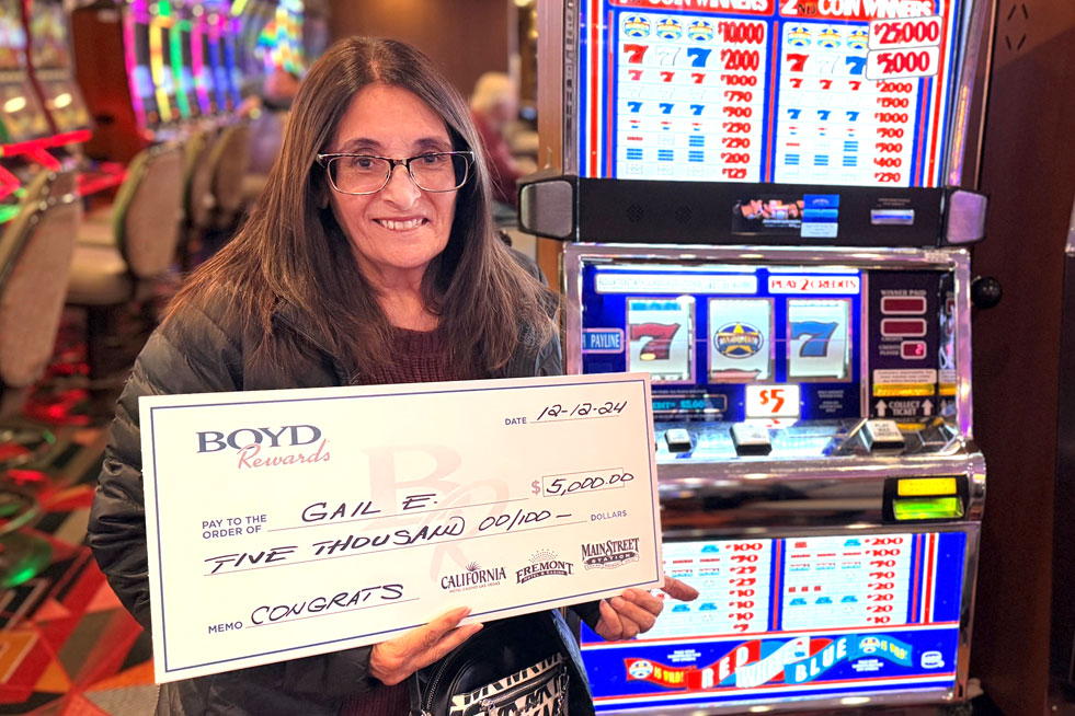 Winner Gail E. $5,000