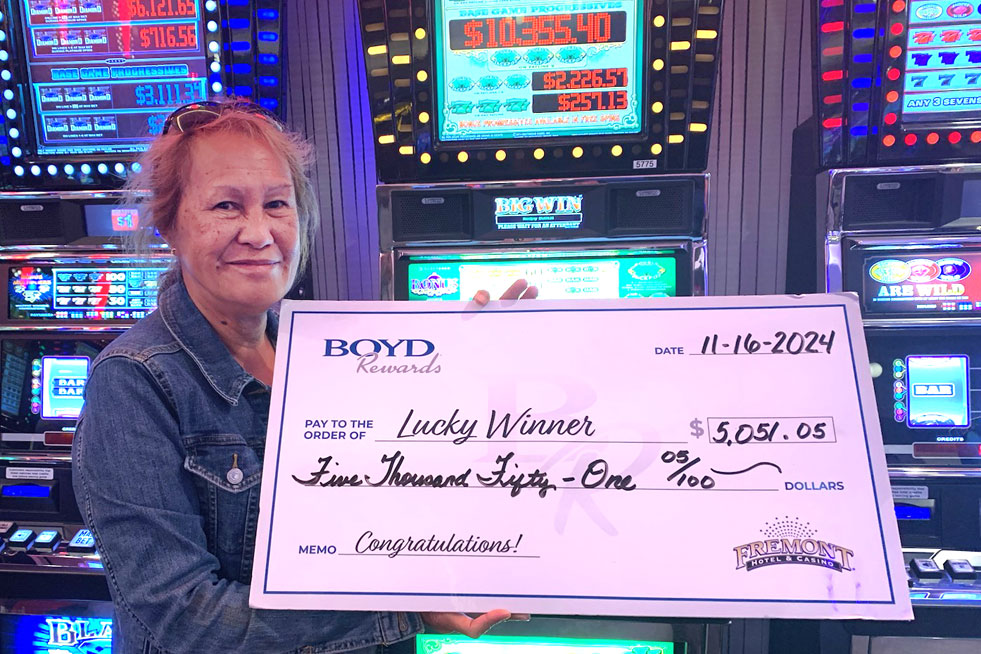 Winner Lee Ann W. $5,051