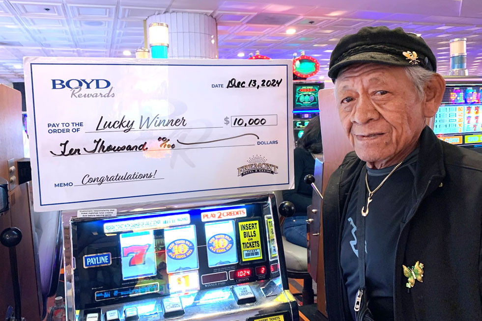 Winner Ronald V. $10,000