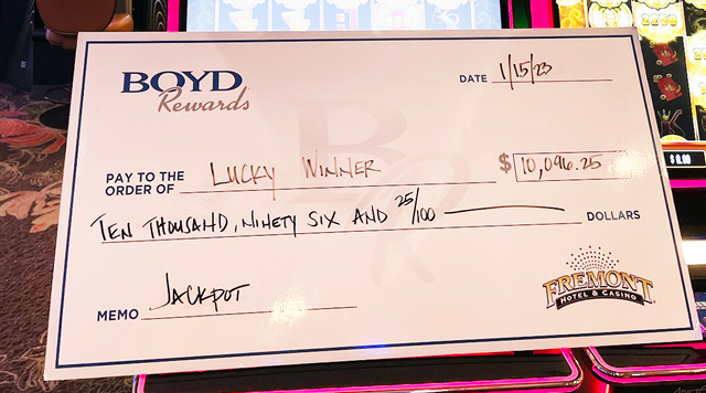 Lucky Winner $10,096