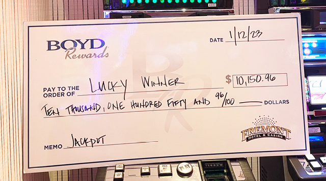 Lucky Winner $10,150