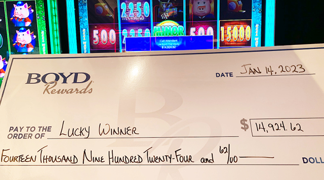 Lucky Winner $14,924