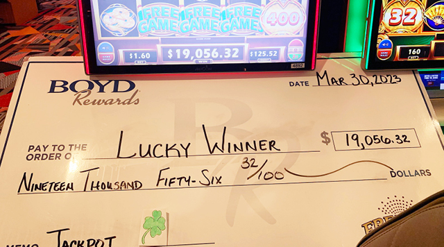 Lucky Winner $19,056