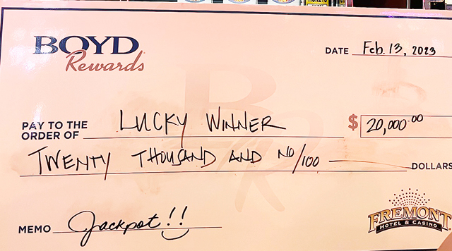 Lucky Winner $20,000