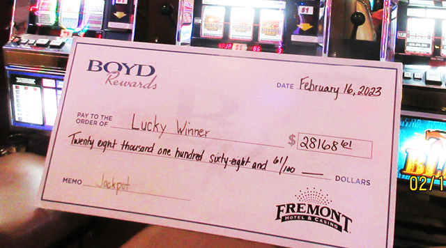 Lucky Winner $28,168