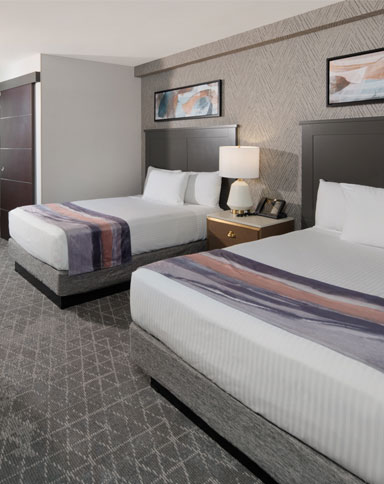 Deluxe Two Doubles Room