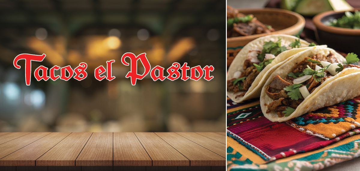 Tacos el Pastor two tacos image