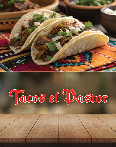 Tacos el Pastor two tacos image