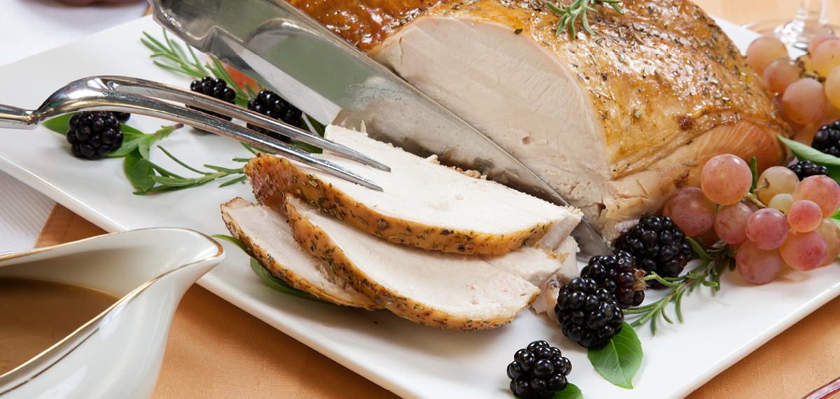 Image of carved turkey