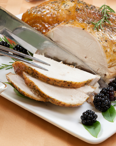 Image of carved turkey