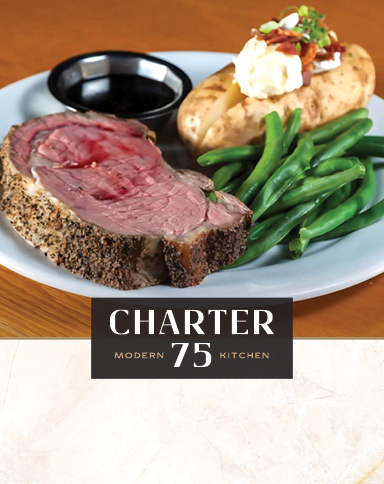 Charter 75 Prime Rib Special