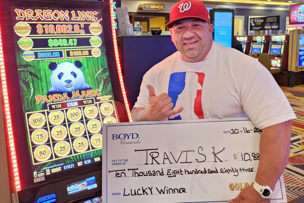 Jackpot Winner Travis K. $10,883