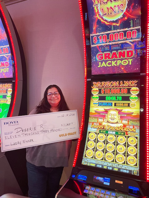 Jackpot Winner Deserie R. $11,300