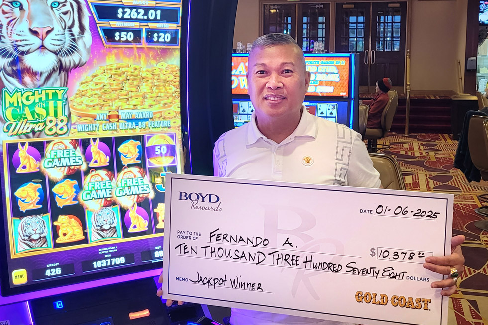 Jackpot Winner Fernando A. $10,378