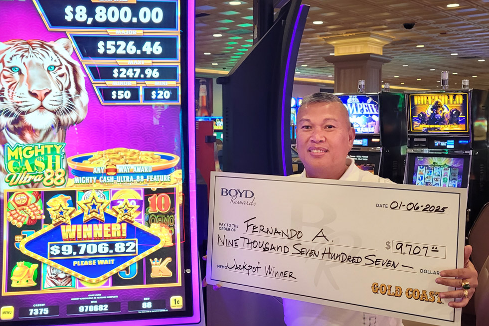 Jackpot Winner Fernando A. $9,707