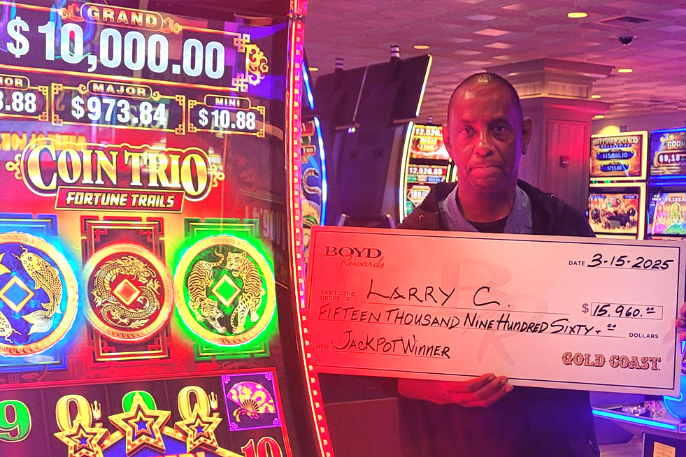 Jackpot Winner Larry C. $15,960