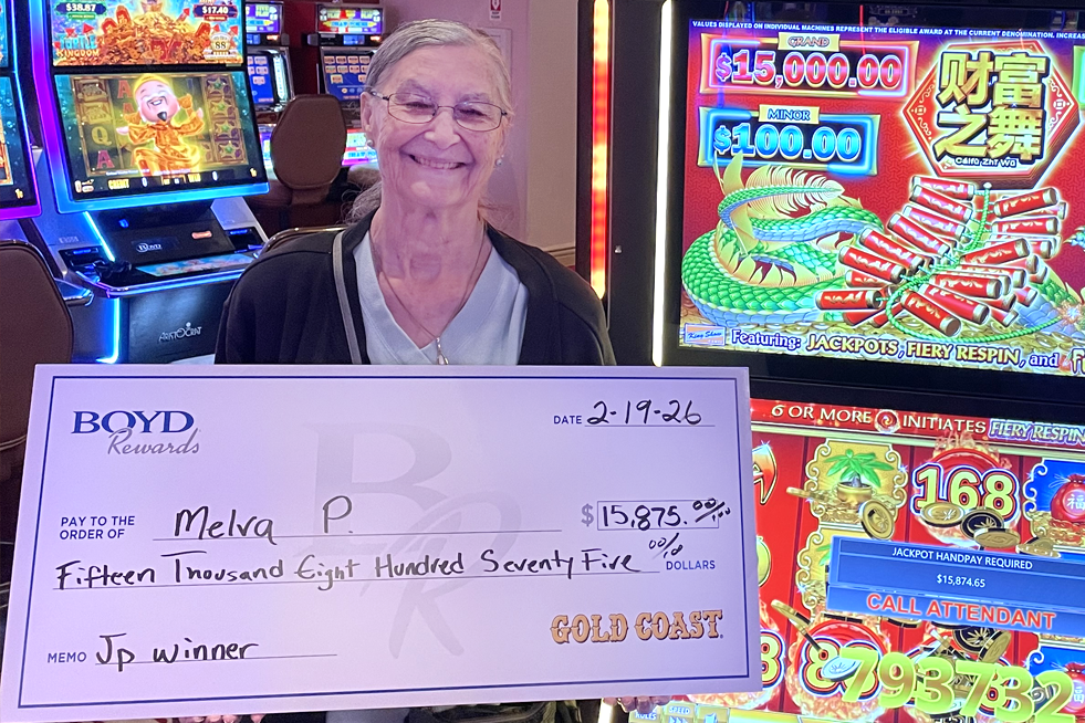 Jackpot Winner Melva P. $15,875