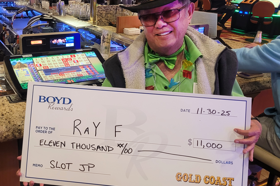 Jackpot Winner Raymond F. $11,000