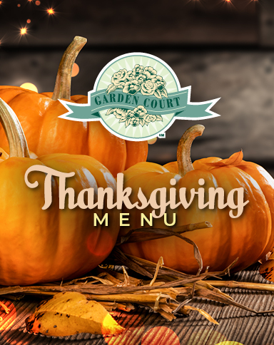 garden court thanksgiving menu