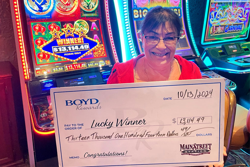 Slots Winner Calandria A. $13,114