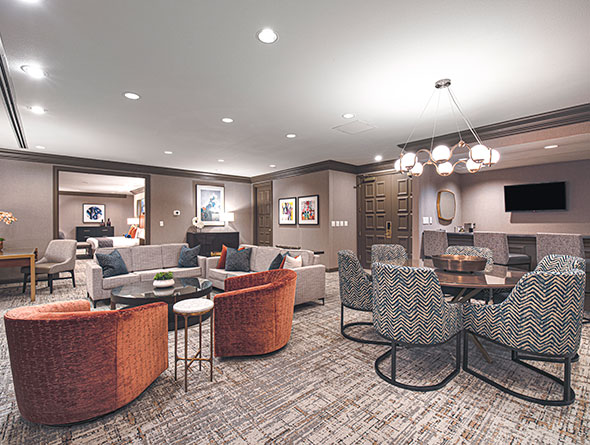 executive suite at the Orleans