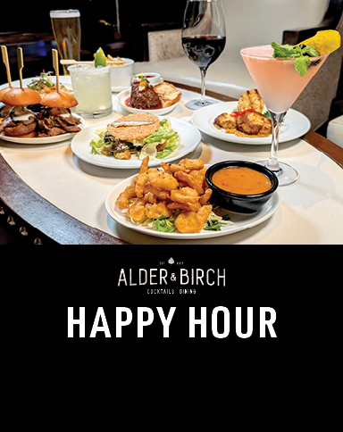 Alder & Birch Happy Hour