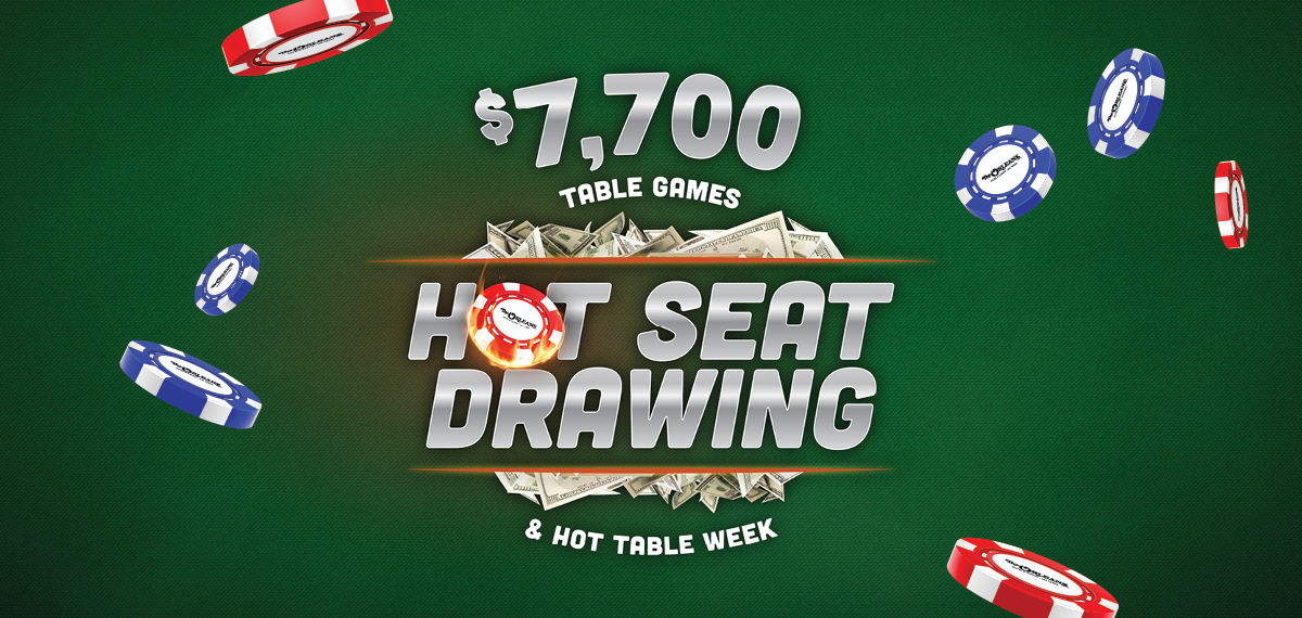 $7,700 Table Games Hot Seat & Hot Table