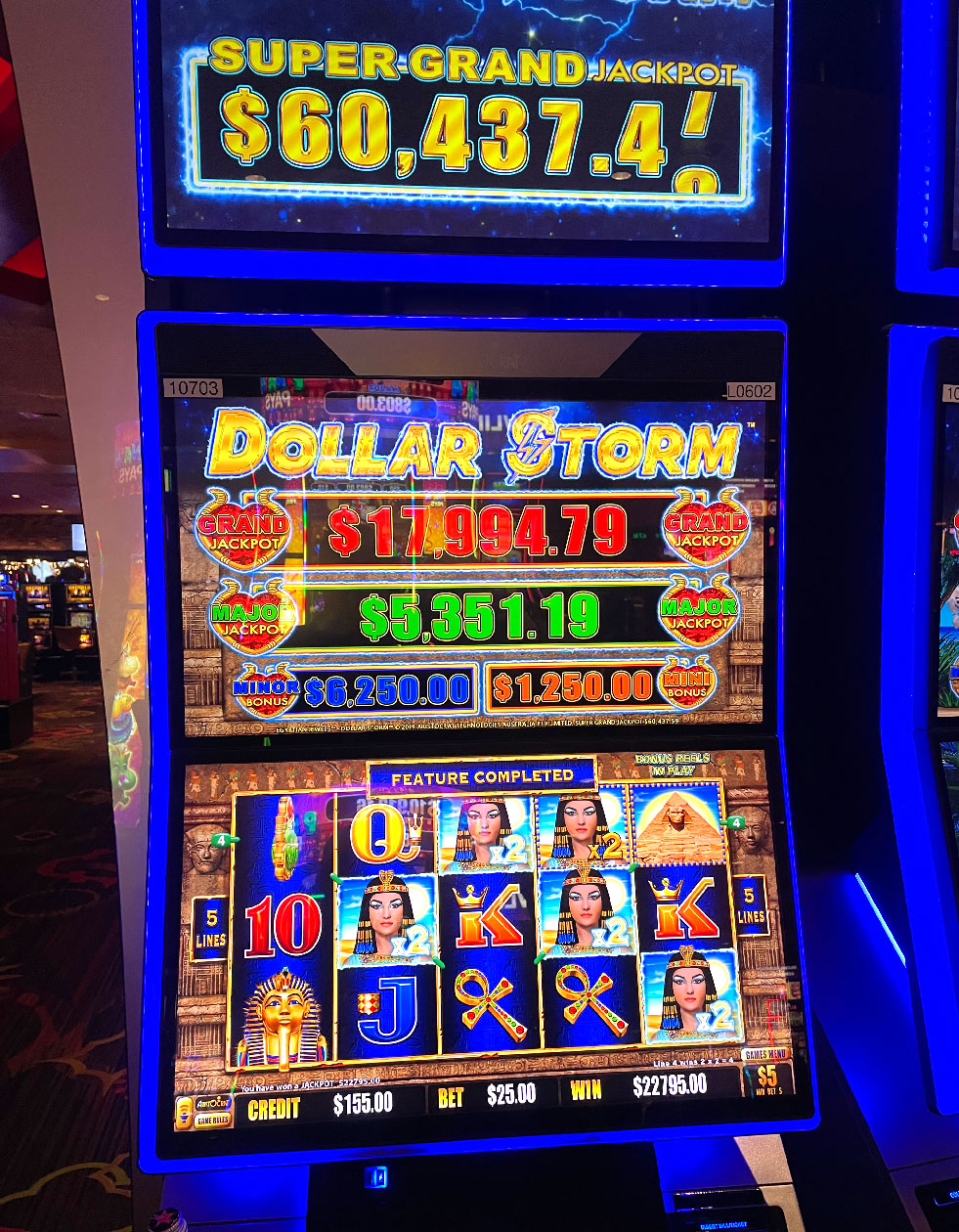 Dollar Storm Winner $22,795