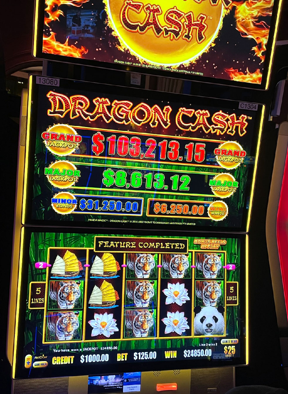 Dragon Cash Winner $24,850