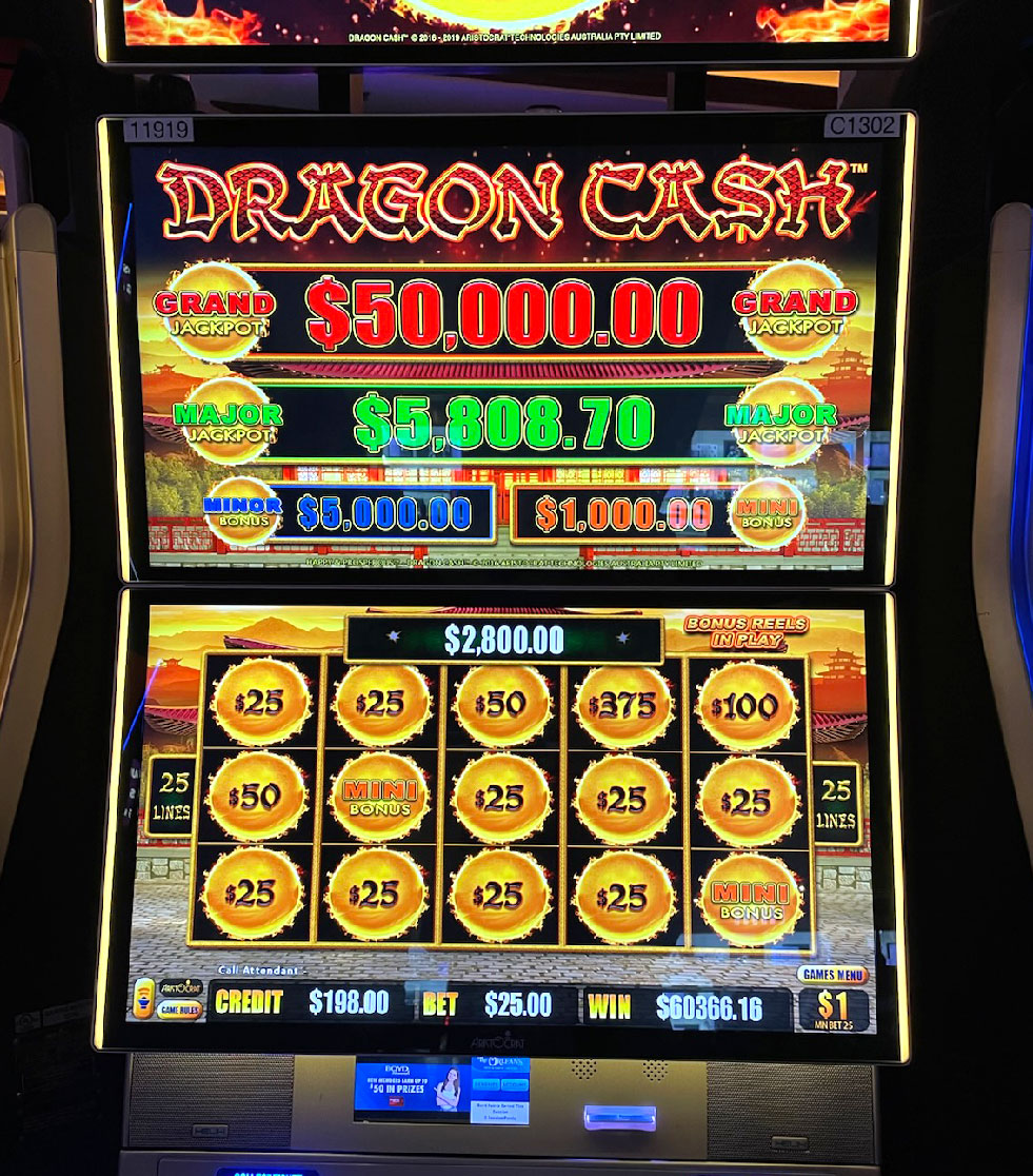 Dragon Cash Winner $60,367
