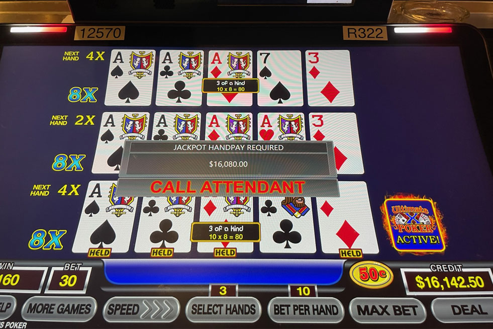 Ultimate X Poker Winner $16,080